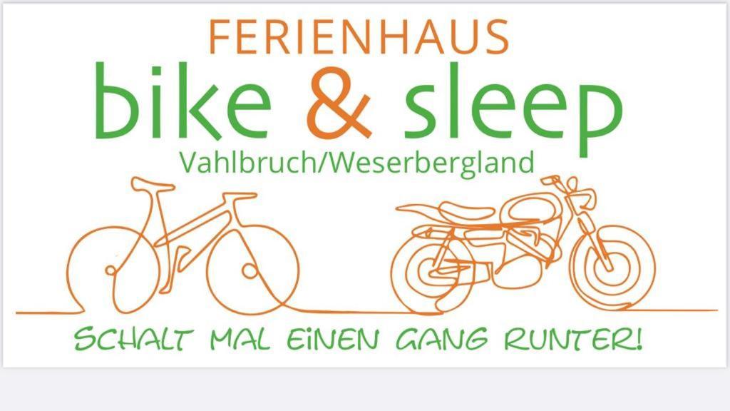 Bike & Sleep Weserbergland Ferienhaus Vahlbruch Exterior foto